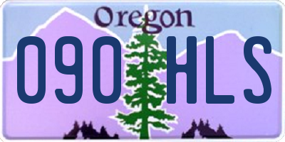 OR license plate 090HLS