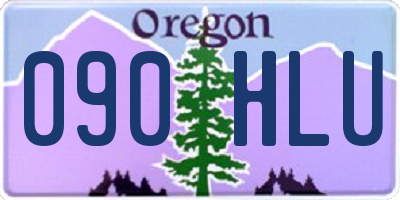 OR license plate 090HLU