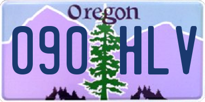 OR license plate 090HLV