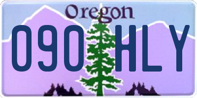 OR license plate 090HLY