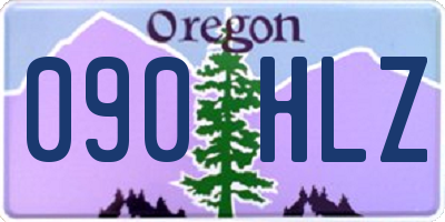 OR license plate 090HLZ