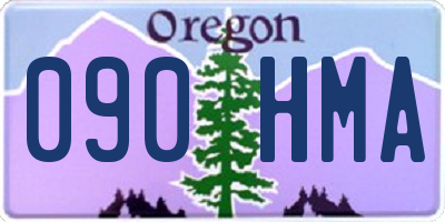 OR license plate 090HMA
