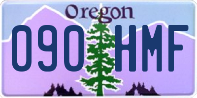OR license plate 090HMF