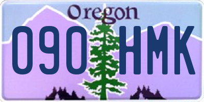 OR license plate 090HMK