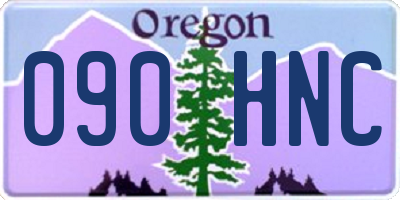 OR license plate 090HNC