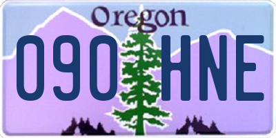 OR license plate 090HNE