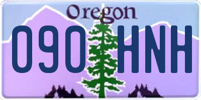 OR license plate 090HNH