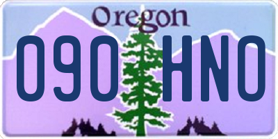 OR license plate 090HNO