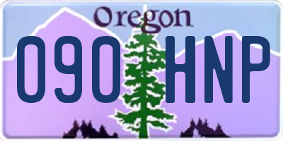 OR license plate 090HNP