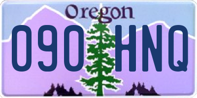 OR license plate 090HNQ