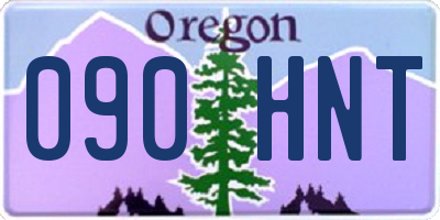 OR license plate 090HNT