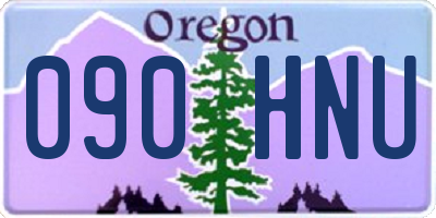 OR license plate 090HNU