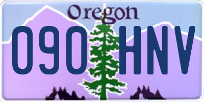OR license plate 090HNV