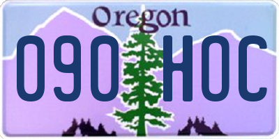 OR license plate 090HOC