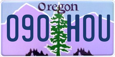 OR license plate 090HOU