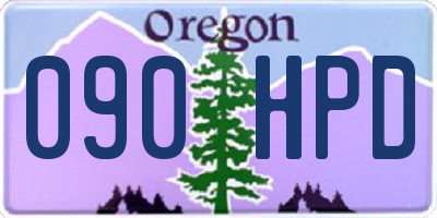 OR license plate 090HPD
