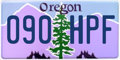 OR license plate 090HPF