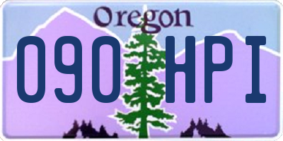 OR license plate 090HPI