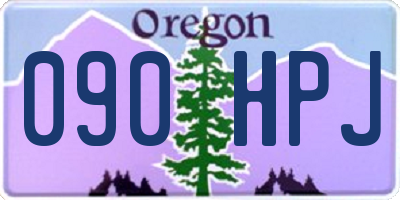 OR license plate 090HPJ