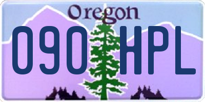 OR license plate 090HPL