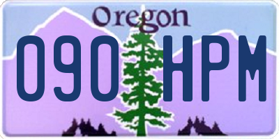OR license plate 090HPM