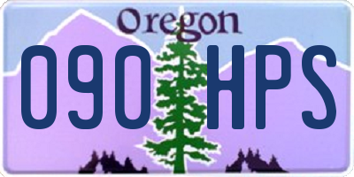 OR license plate 090HPS