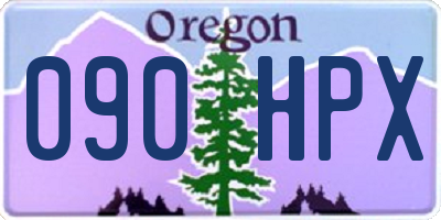 OR license plate 090HPX