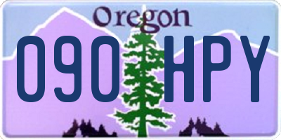 OR license plate 090HPY