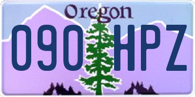OR license plate 090HPZ