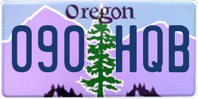OR license plate 090HQB