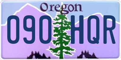 OR license plate 090HQR