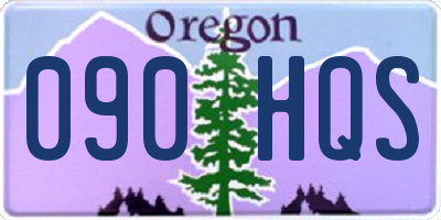 OR license plate 090HQS