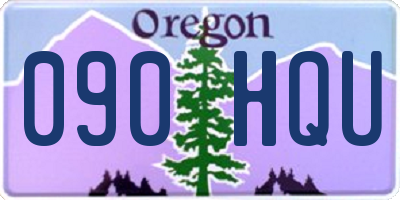 OR license plate 090HQU