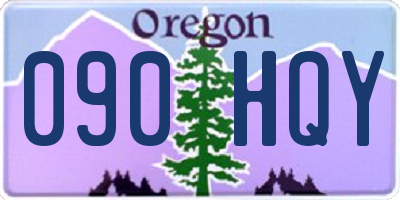 OR license plate 090HQY