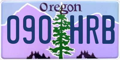 OR license plate 090HRB