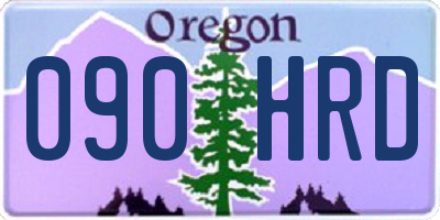 OR license plate 090HRD