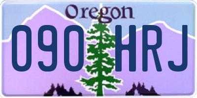 OR license plate 090HRJ
