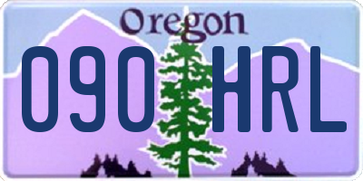 OR license plate 090HRL