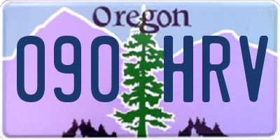 OR license plate 090HRV