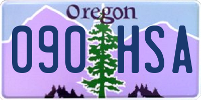 OR license plate 090HSA