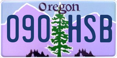 OR license plate 090HSB