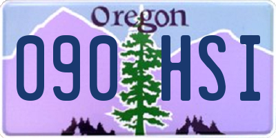 OR license plate 090HSI