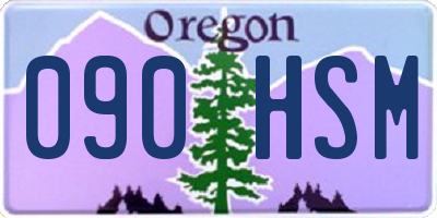 OR license plate 090HSM
