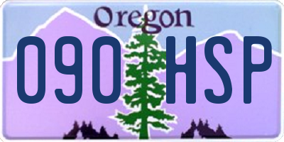 OR license plate 090HSP
