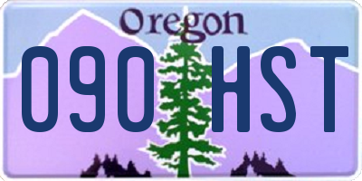 OR license plate 090HST