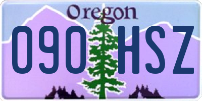 OR license plate 090HSZ