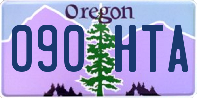 OR license plate 090HTA