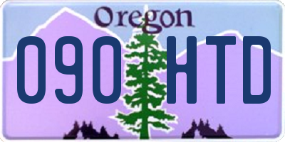 OR license plate 090HTD