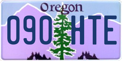OR license plate 090HTE
