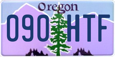 OR license plate 090HTF